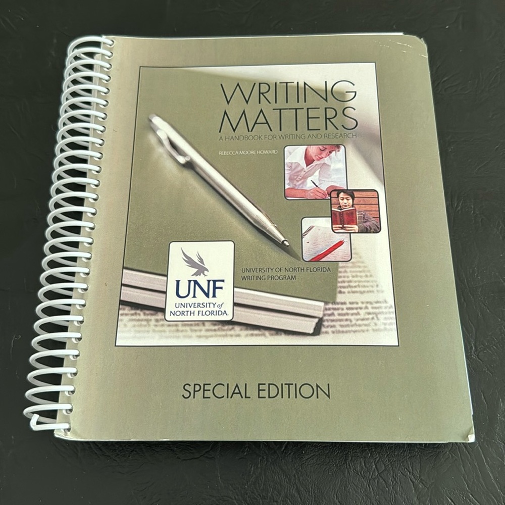 Book, Writing Matters, Used